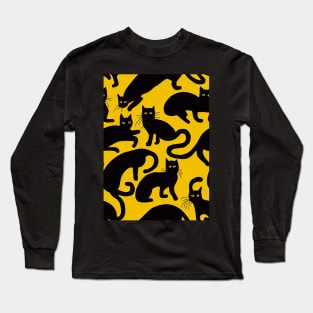 Black Cats for Cat lovers. Perfect gift for National Black Cat Day #13 Long Sleeve T-Shirt